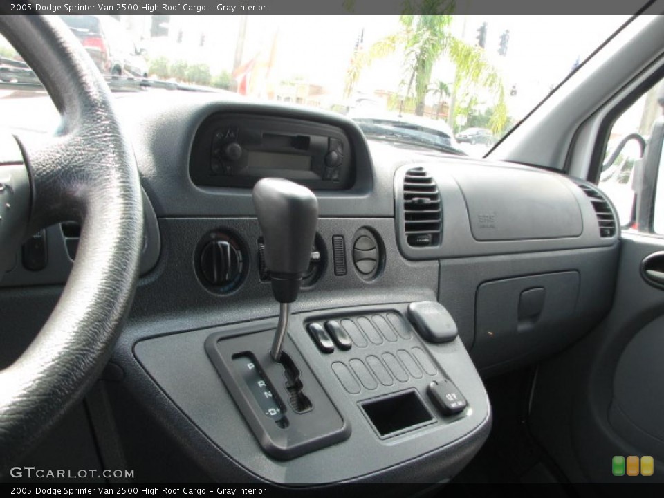 Gray Interior Controls for the 2005 Dodge Sprinter Van 2500 High Roof Cargo #39784554