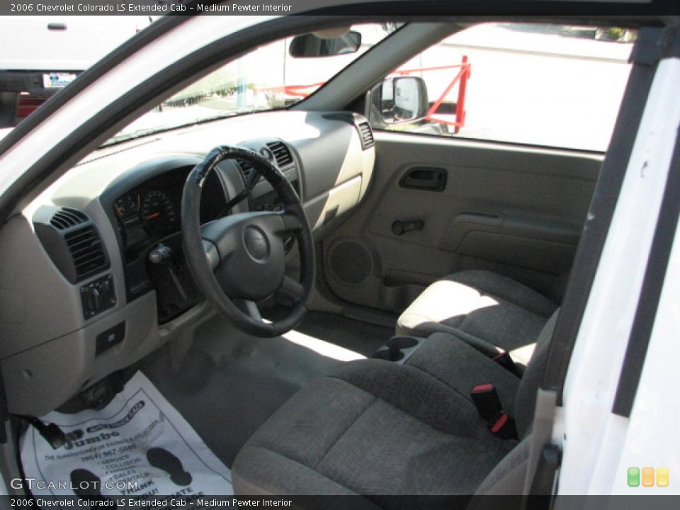 Medium Pewter Interior Prime Interior for the 2006 Chevrolet Colorado LS Extended Cab #39785722
