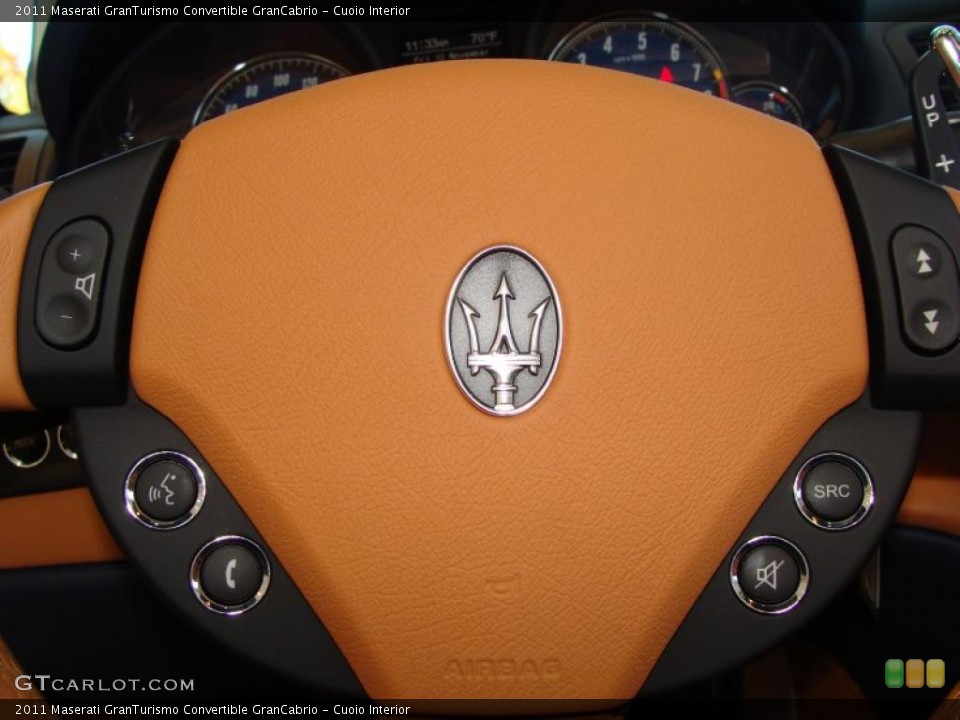 Cuoio Interior Controls for the 2011 Maserati GranTurismo Convertible GranCabrio #39786638