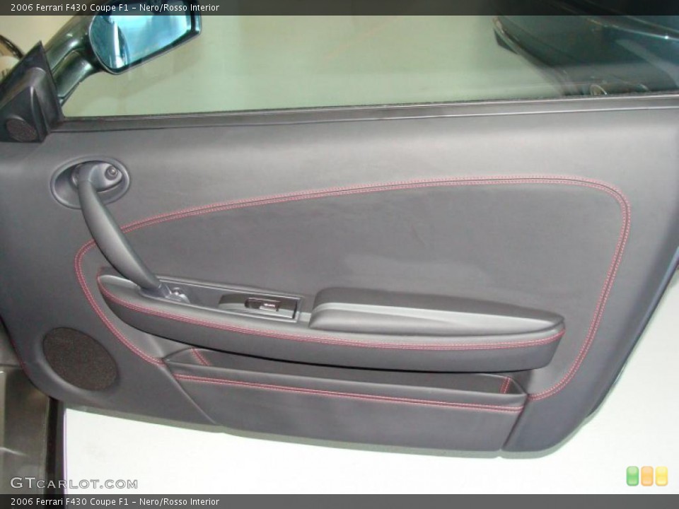 Nero/Rosso Interior Door Panel for the 2006 Ferrari F430 Coupe F1 #39786930
