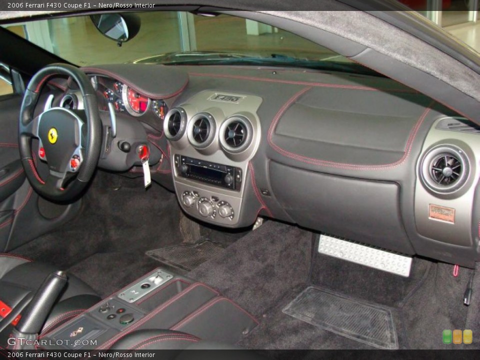 Nero/Rosso Interior Dashboard for the 2006 Ferrari F430 Coupe F1 #39786954