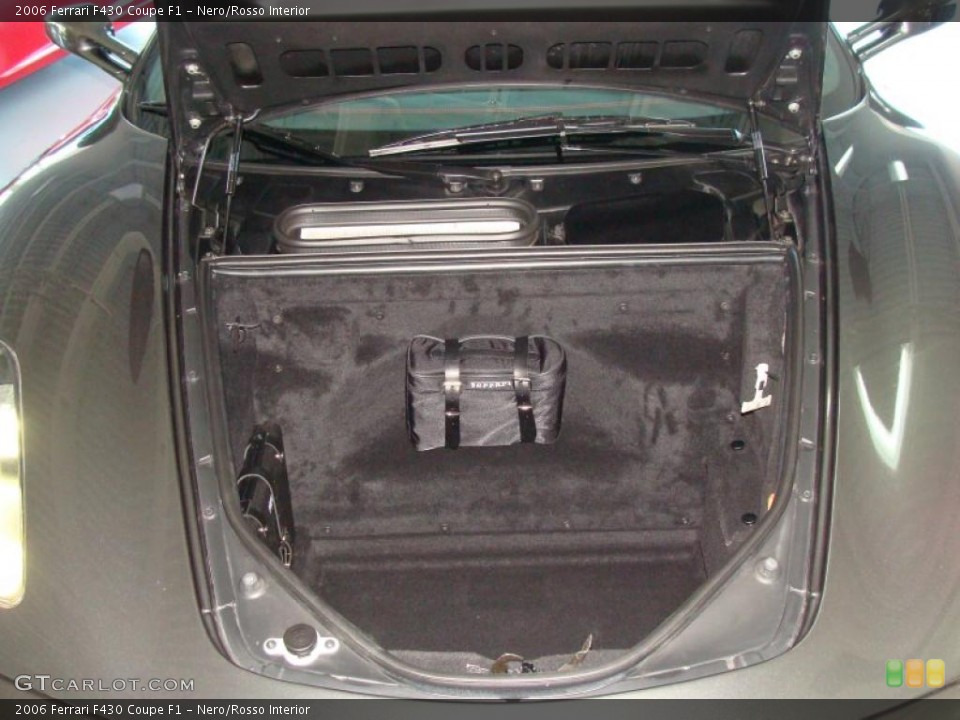 Nero/Rosso Interior Trunk for the 2006 Ferrari F430 Coupe F1 #39787014