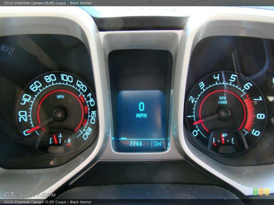 Black Interior Gauges for the 2010 Chevrolet Camaro SS/RS Coupe #39789806