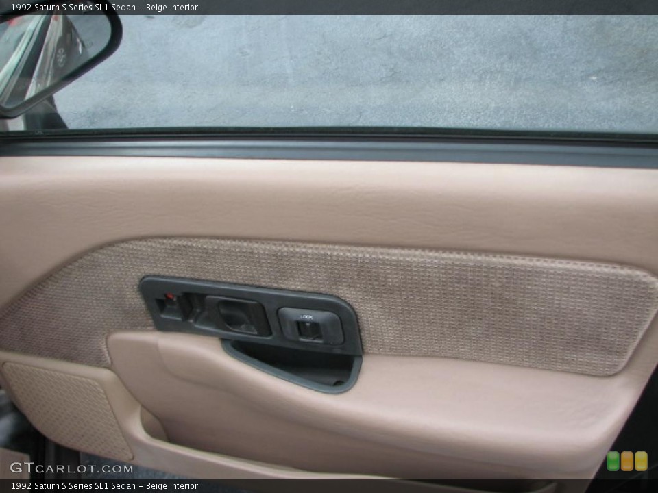 Beige Interior Door Panel for the 1992 Saturn S Series SL1 Sedan #39790382