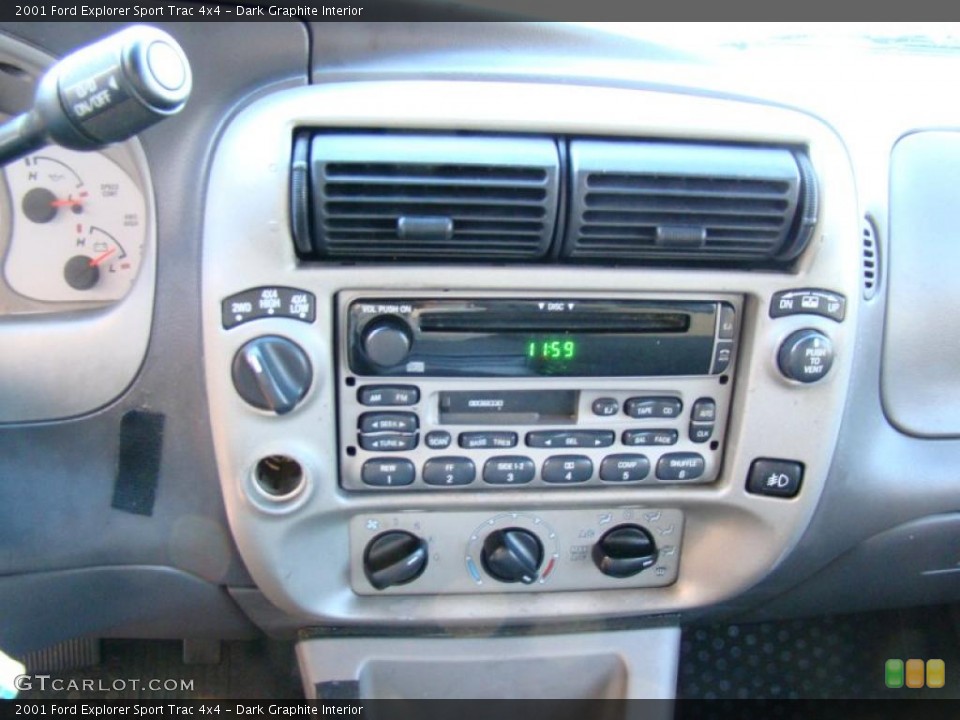 Dark Graphite Interior Controls for the 2001 Ford Explorer Sport Trac 4x4 #39790662