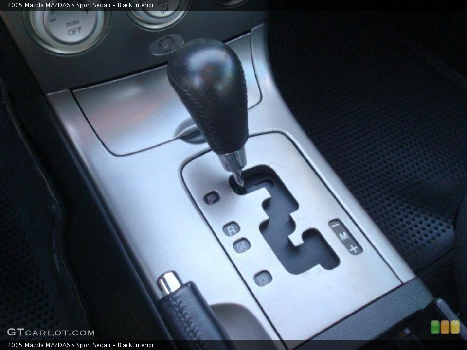 Black Interior Transmission for the 2005 Mazda MAZDA6 s Sport Sedan #39791618
