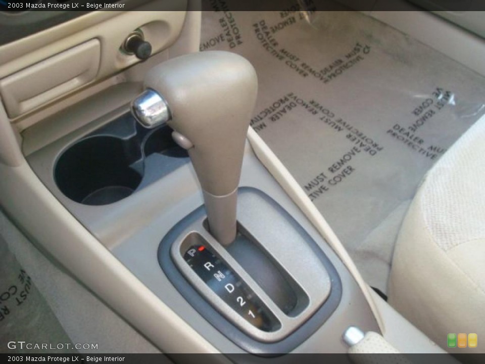 Beige Interior Transmission for the 2003 Mazda Protege LX #39791926