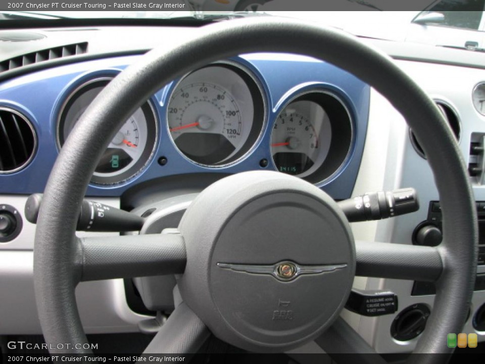 Pastel Slate Gray Interior Steering Wheel for the 2007 Chrysler PT Cruiser Touring #39793734