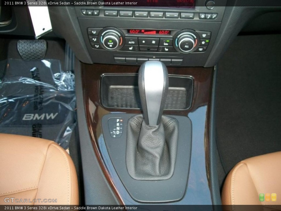 Saddle Brown Dakota Leather Interior Transmission for the 2011 BMW 3 Series 328i xDrive Sedan #39794870