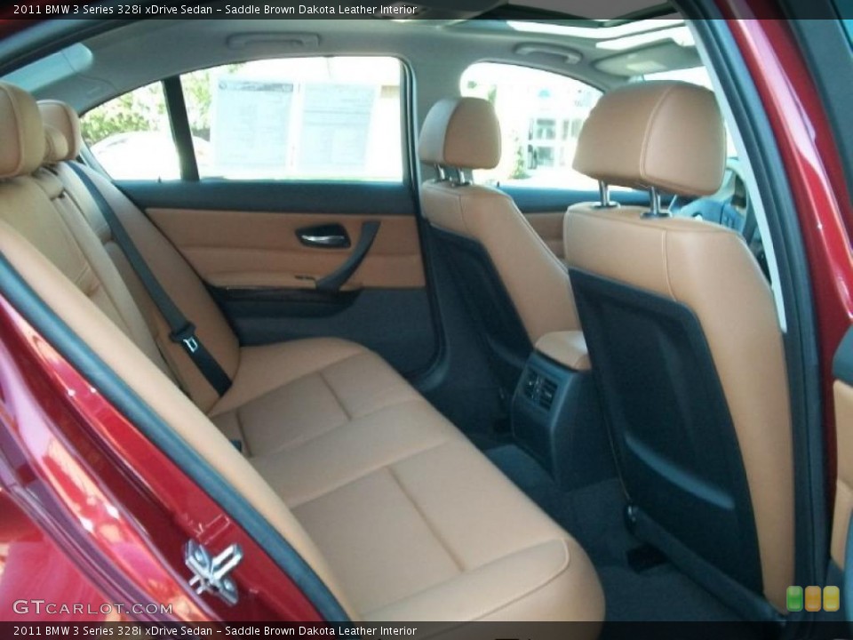 Saddle Brown Dakota Leather Interior Photo for the 2011 BMW 3 Series 328i xDrive Sedan #39794954