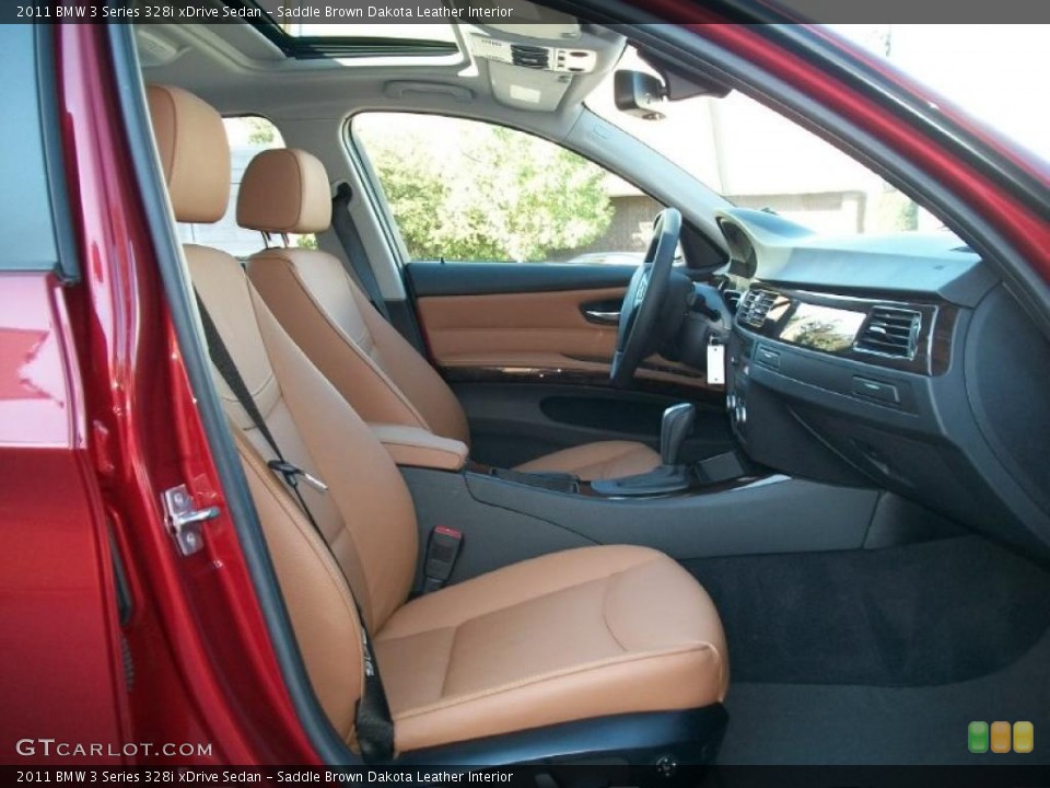 Saddle Brown Dakota Leather Interior Dashboard for the 2011 BMW 3 Series 328i xDrive Sedan #39794998