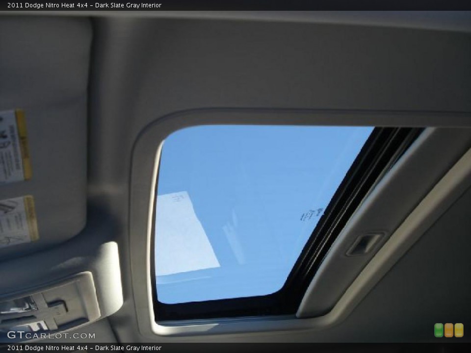 Dark Slate Gray Interior Sunroof for the 2011 Dodge Nitro Heat 4x4 #39795182