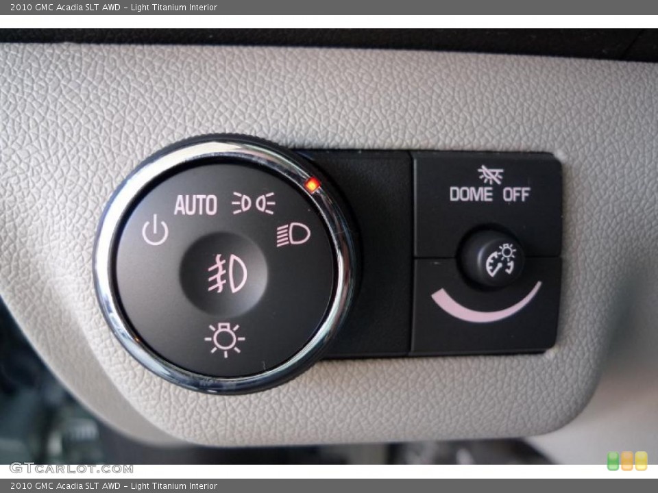 Light Titanium Interior Controls for the 2010 GMC Acadia SLT AWD #39795726
