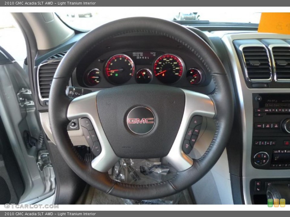 Light Titanium Interior Steering Wheel for the 2010 GMC Acadia SLT AWD #39795742