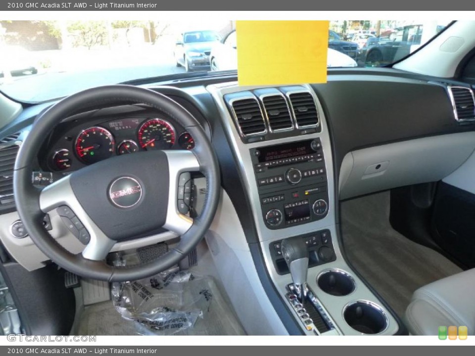 Light Titanium Interior Dashboard for the 2010 GMC Acadia SLT AWD #39795822