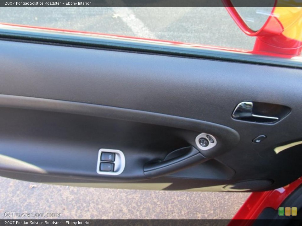 Ebony Interior Door Panel for the 2007 Pontiac Solstice Roadster #39798958