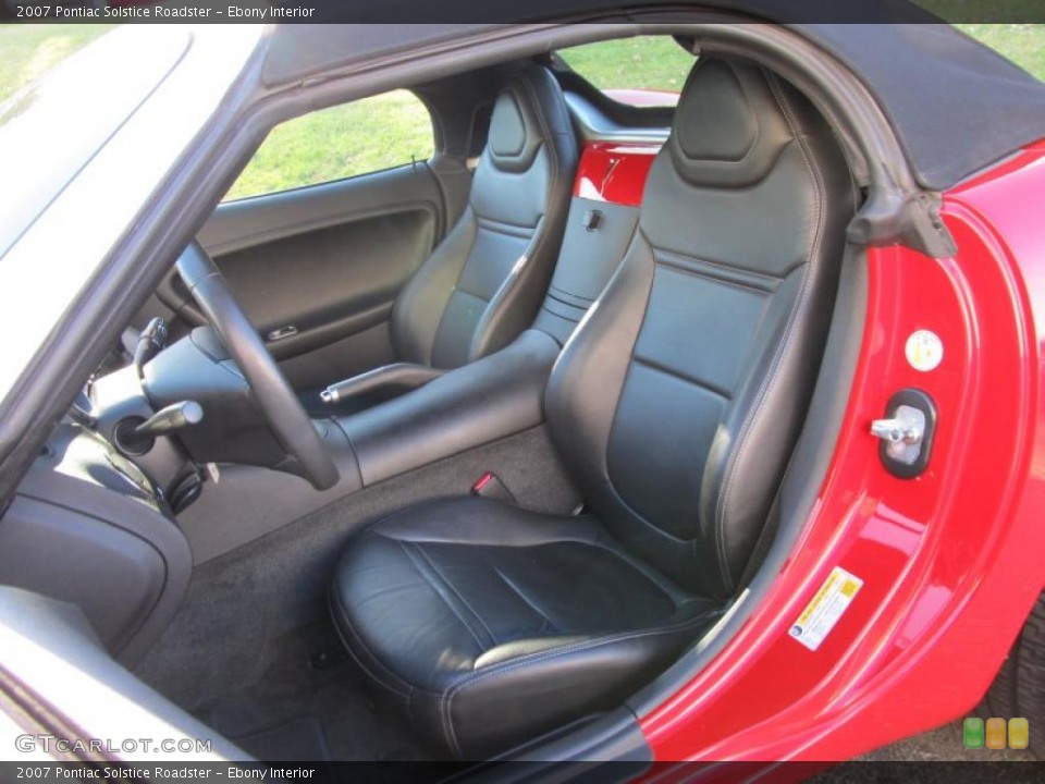Ebony Interior Photo for the 2007 Pontiac Solstice Roadster #39798998