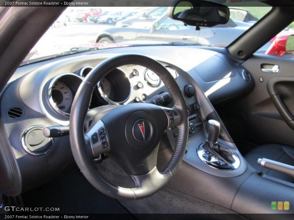 Ebony Interior Dashboard for the 2007 Pontiac Solstice Roadster #39799010