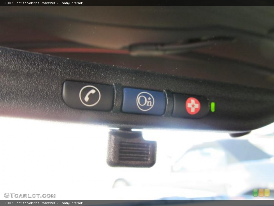 Ebony Interior Controls for the 2007 Pontiac Solstice Roadster #39799138
