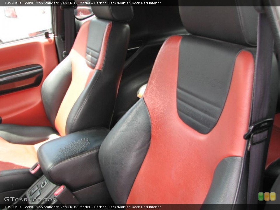 Carbon Black/Martian Rock Red Interior Photo for the 1999 Isuzu VehiCROSS  #39800124
