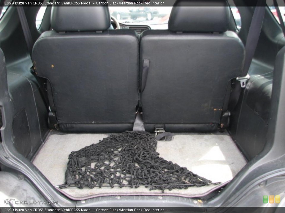 Carbon Black/Martian Rock Red Interior Trunk for the 1999 Isuzu VehiCROSS  #39800284