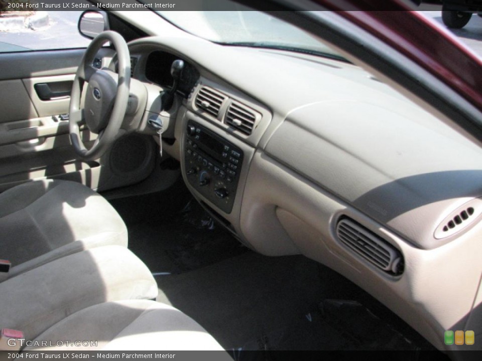 Medium Parchment Interior Dashboard for the 2004 Ford Taurus LX Sedan #39800564