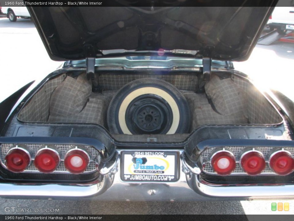 Black/White Interior Trunk for the 1960 Ford Thunderbird Hardtop #39803480
