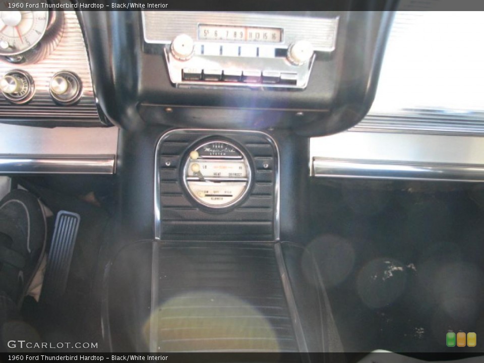 Black/White Interior Controls for the 1960 Ford Thunderbird Hardtop #39803668