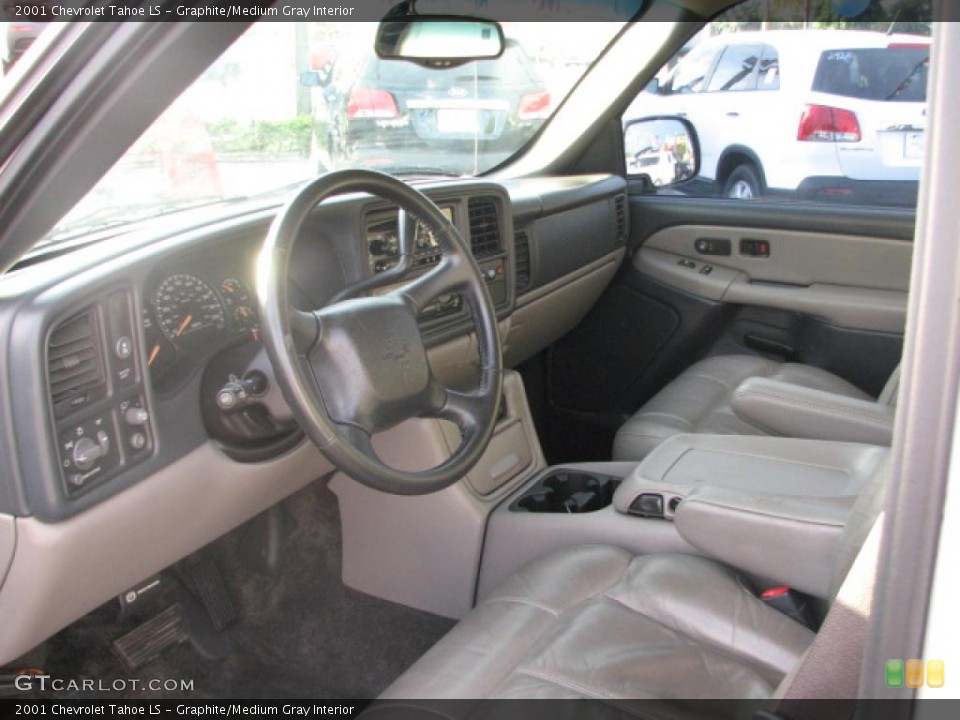 Graphite/Medium Gray Interior Prime Interior for the 2001 Chevrolet Tahoe LS #39804400