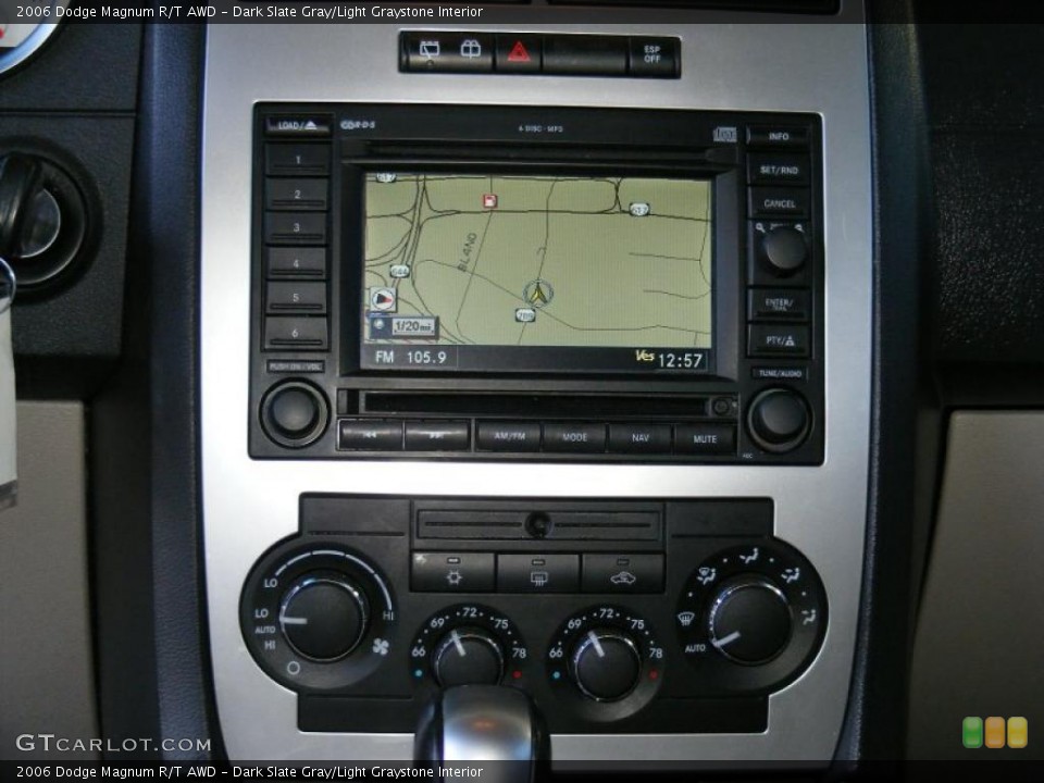 Dark Slate Gray/Light Graystone Interior Navigation for the 2006 Dodge Magnum R/T AWD #39806428