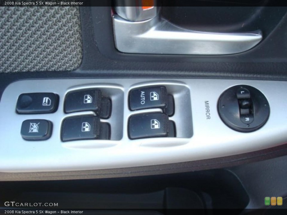 Black Interior Controls for the 2008 Kia Spectra 5 SX Wagon #39807400
