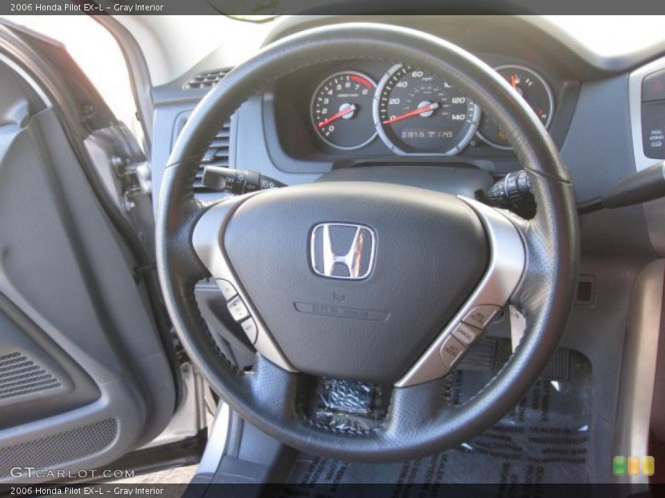 Gray Interior Steering Wheel for the 2006 Honda Pilot EX-L #39807608