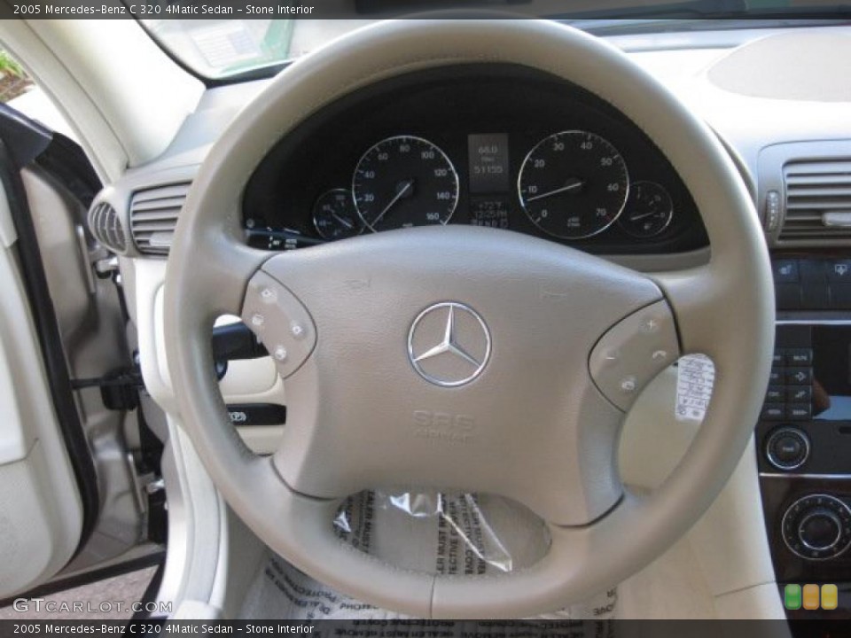Stone Interior Steering Wheel for the 2005 Mercedes-Benz C 320 4Matic Sedan #39807872