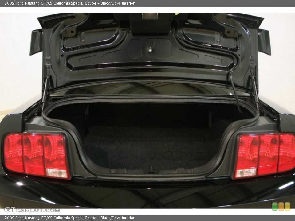Black/Dove Interior Trunk for the 2009 Ford Mustang GT/CS California Special Coupe #39809839