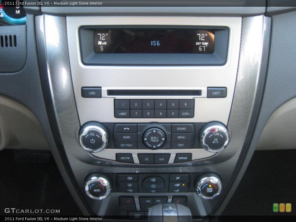 Medium Light Stone Interior Controls for the 2011 Ford Fusion SEL V6 #39810047