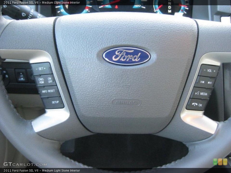 Medium Light Stone Interior Controls for the 2011 Ford Fusion SEL V6 #39810067