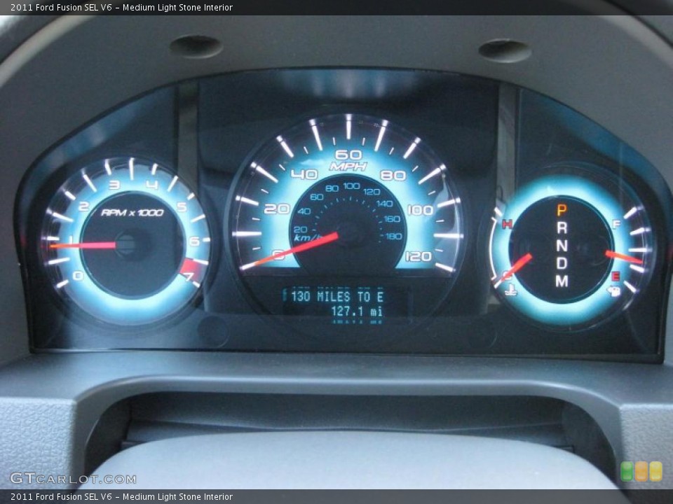 Medium Light Stone Interior Gauges for the 2011 Ford Fusion SEL V6 #39810075