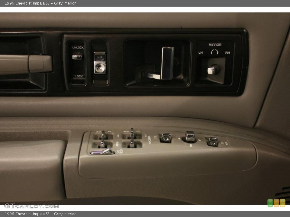 Gray Interior Controls for the 1996 Chevrolet Impala SS #39811775