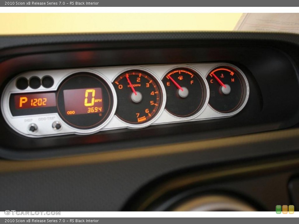 RS Black Interior Gauges for the 2010 Scion xB Release Series 7.0 #39812427
