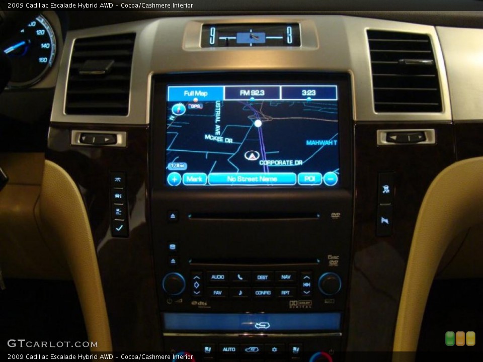 Cocoa/Cashmere Interior Navigation for the 2009 Cadillac Escalade Hybrid AWD #39816448