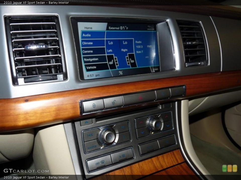 Barley Interior Navigation for the 2010 Jaguar XF Sport Sedan #39817316