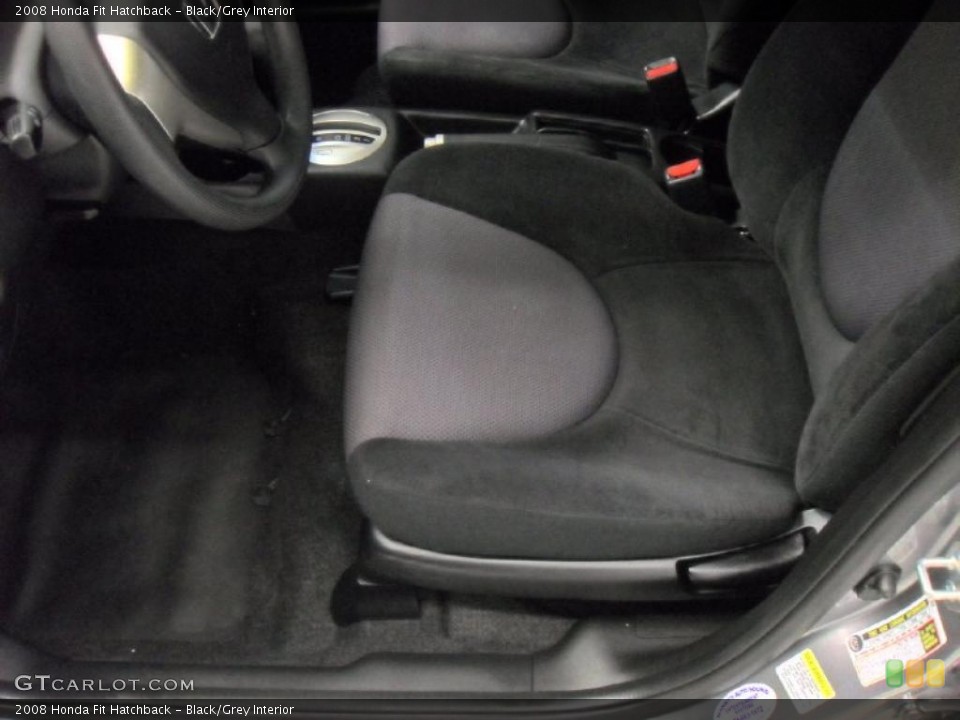 Black/Grey Interior Photo for the 2008 Honda Fit Hatchback #39818712