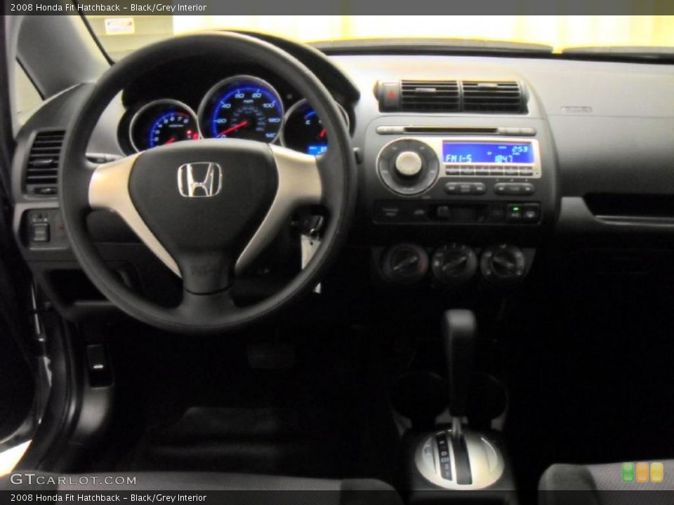 Black/Grey Interior Dashboard for the 2008 Honda Fit Hatchback #39818840