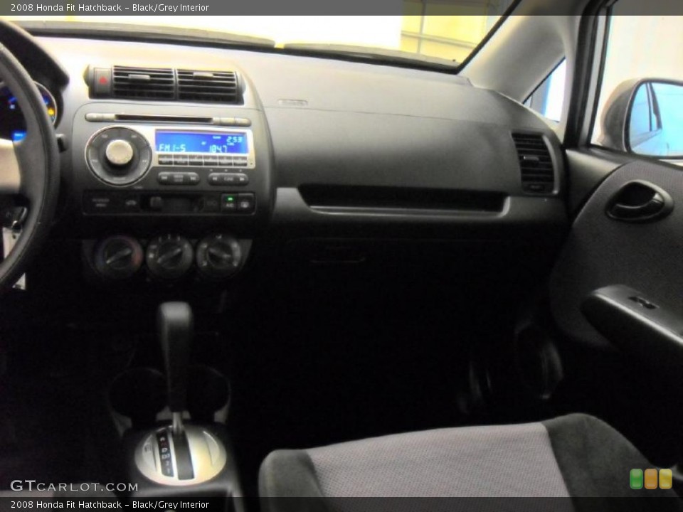 Black/Grey Interior Dashboard for the 2008 Honda Fit Hatchback #39818852
