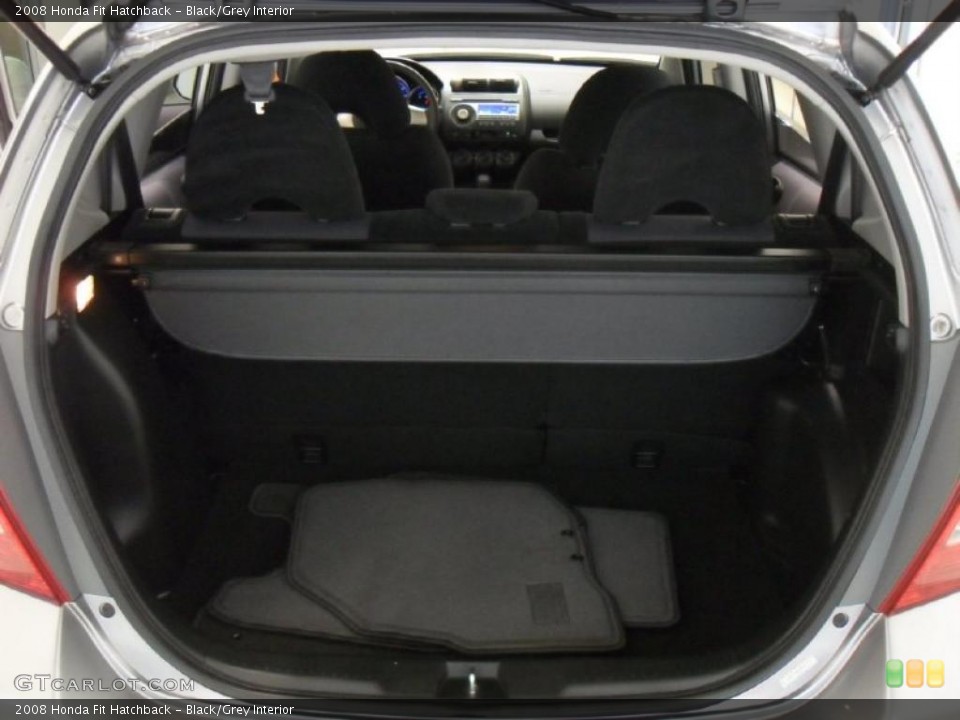 Black/Grey Interior Trunk for the 2008 Honda Fit Hatchback #39818864