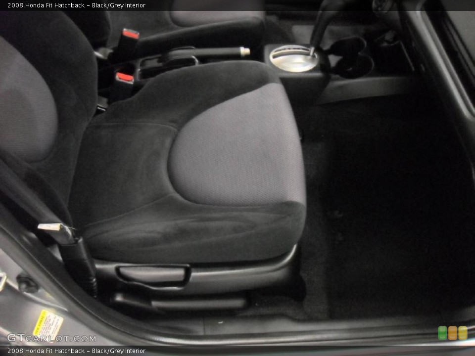 Black/Grey Interior Photo for the 2008 Honda Fit Hatchback #39818888