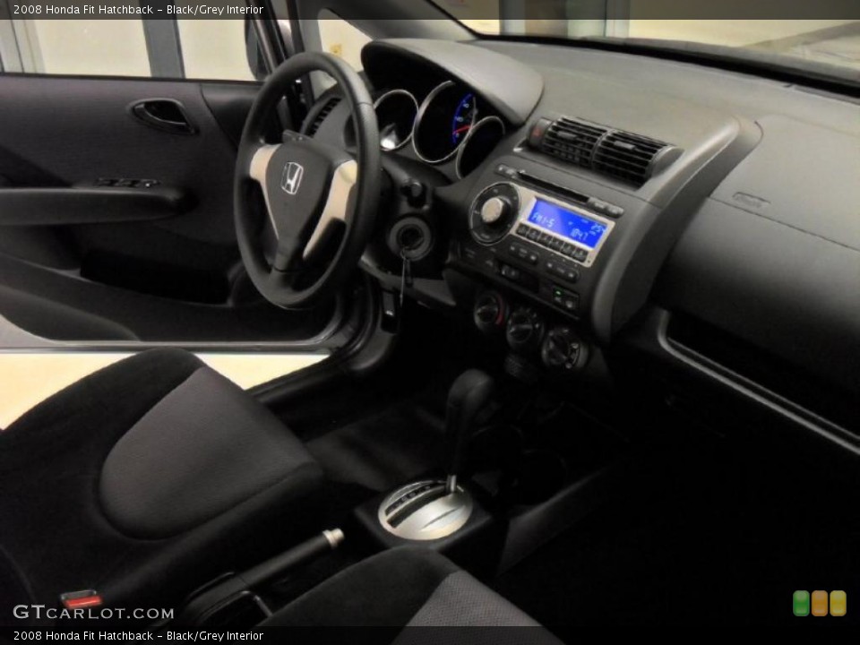 Black/Grey Interior Dashboard for the 2008 Honda Fit Hatchback #39818916