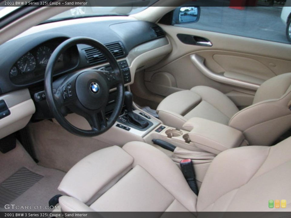 Sand Interior Prime Interior for the 2001 BMW 3 Series 325i Coupe #39819976