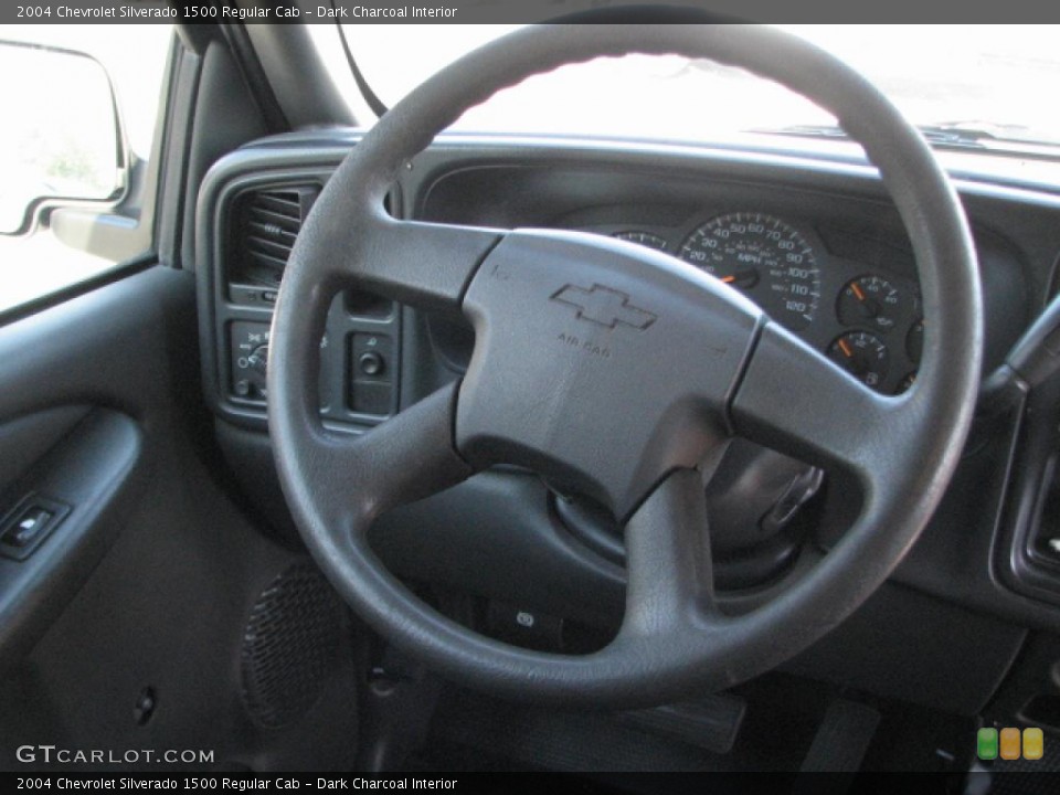 Dark Charcoal Interior Steering Wheel for the 2004 Chevrolet Silverado 1500 Regular Cab #39821742