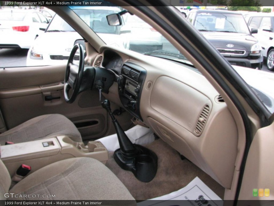 Medium Prairie Tan Interior Dashboard for the 1999 Ford Explorer XLT 4x4 #39822598